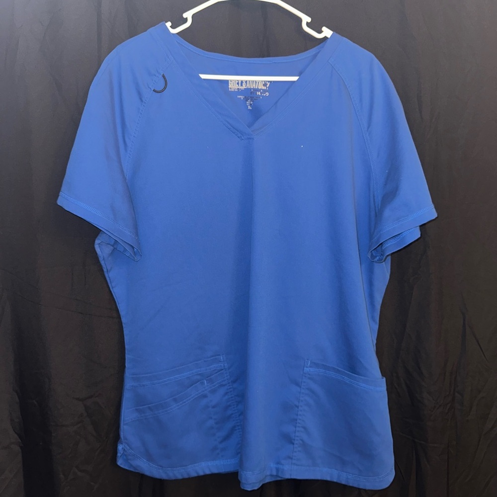 Blue greys anatomy scrub top